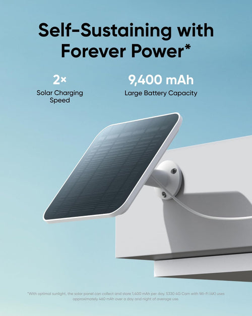 4K Solar Cellular Outdoor Security Camera with AI Tracking