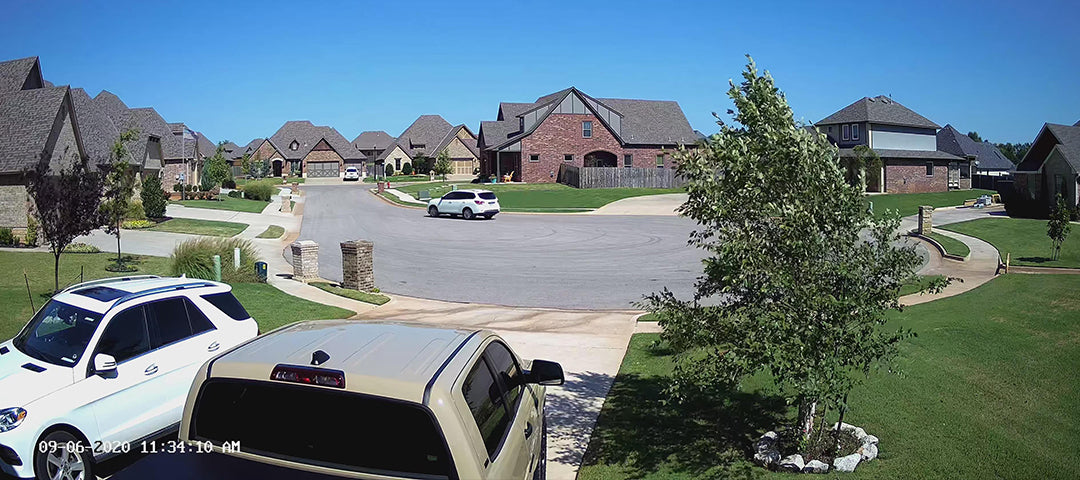 Daytime detail from the 4K PoE camera system