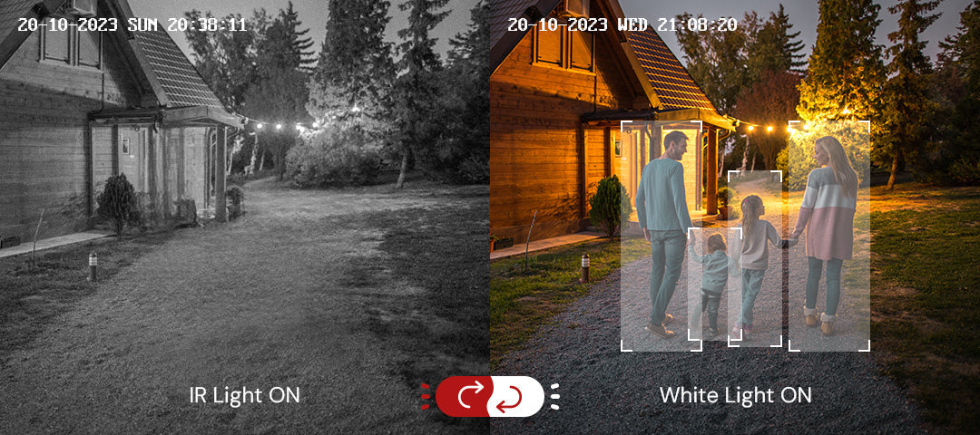 ANNKE H800 smart dual-light night viewing comparison