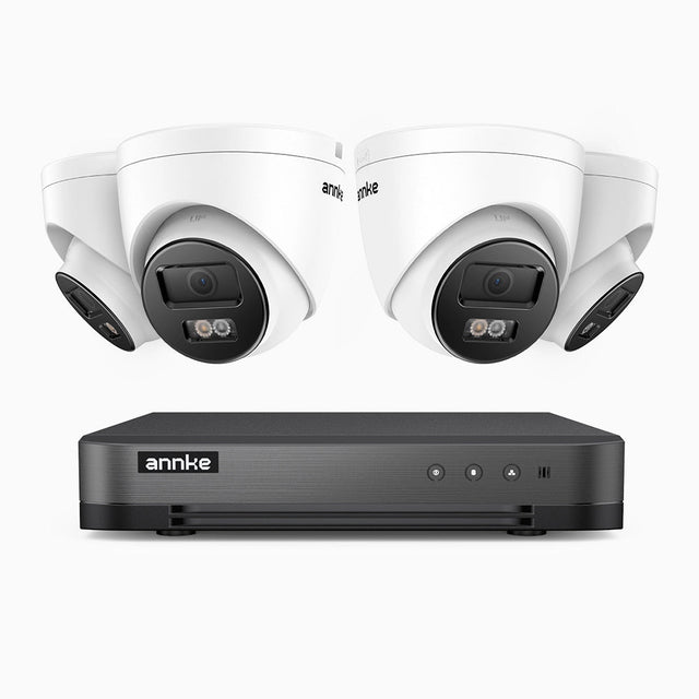 Turret-style 4K PoE camera