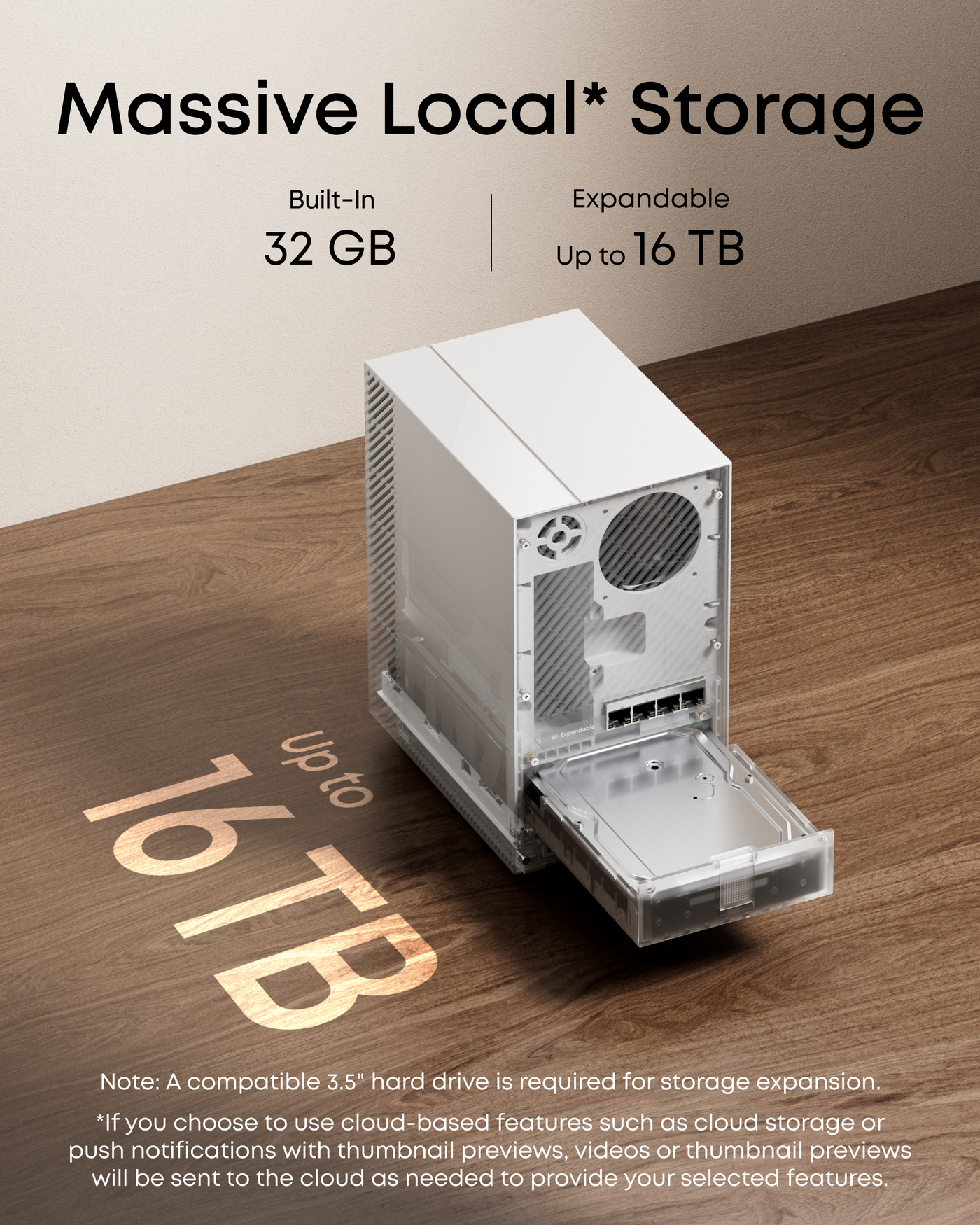 HomeBase Professional S1 storage expansion capability graphic