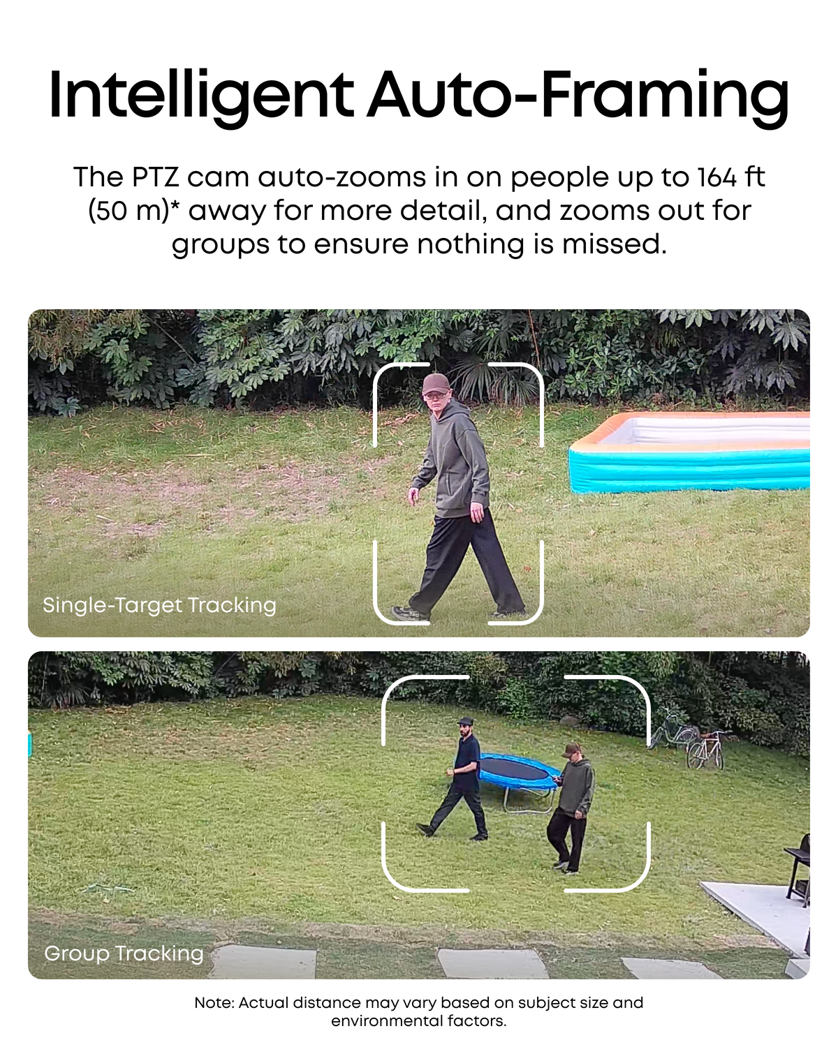 eufyCam S4 auto-framing capability demonstration