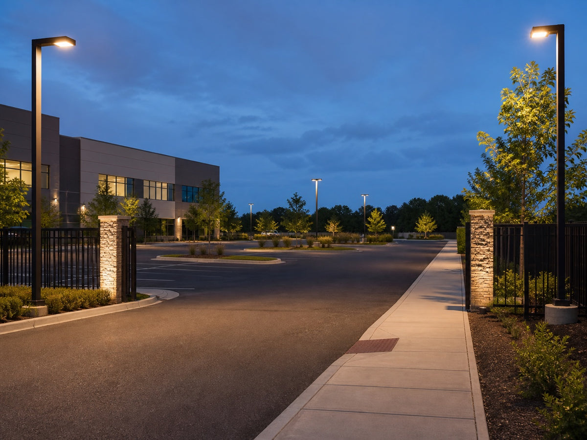 Parking and perimeter approach shown for conditional camera-placement planning