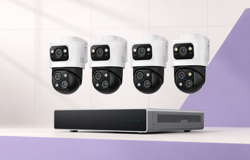 Eufy E8E0012A system with four PoE Cam S4 cameras and one NVR S4 recorder
