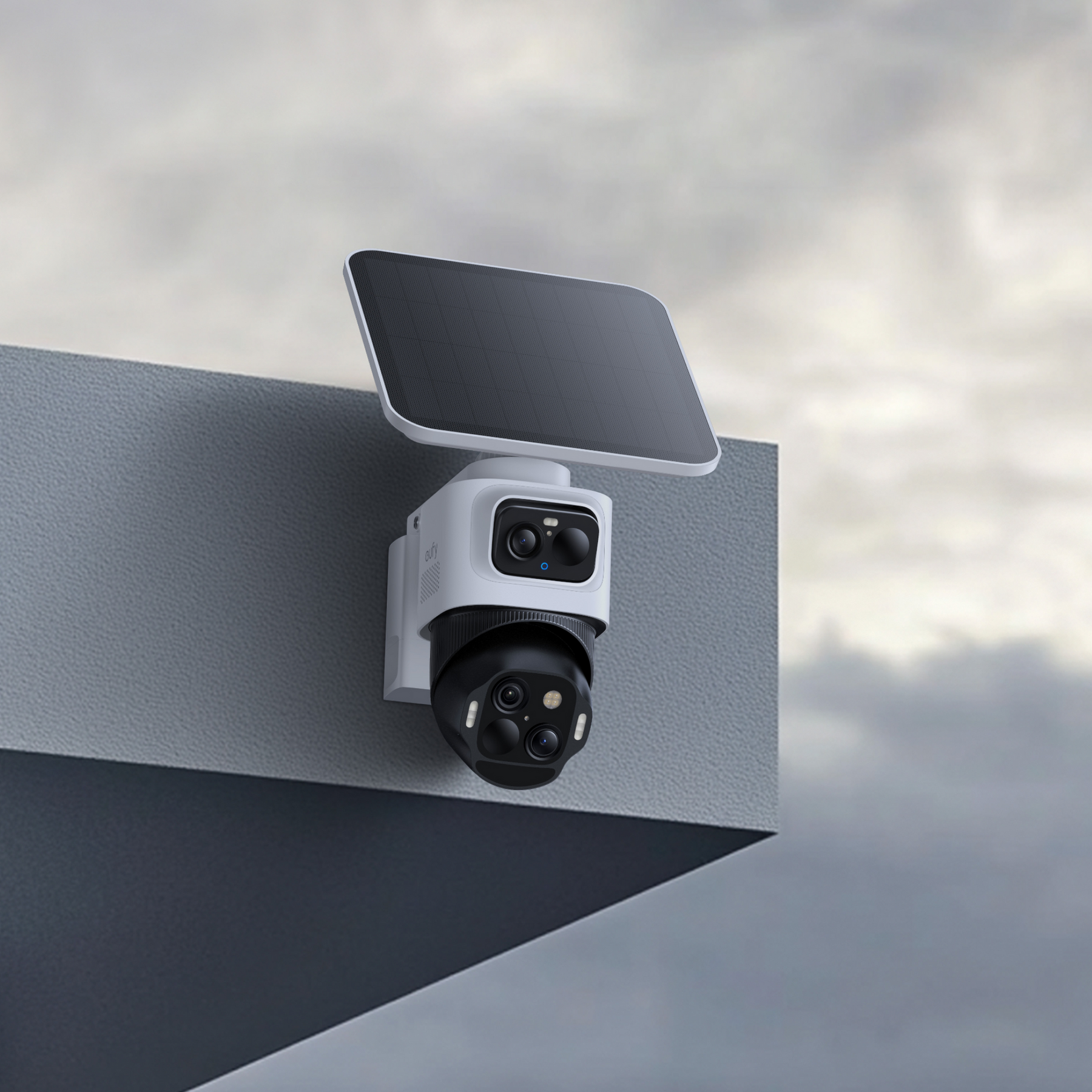 eufyCam S4 two-camera kit with two solar panels, HomeBase S380, and included 1 TB storage