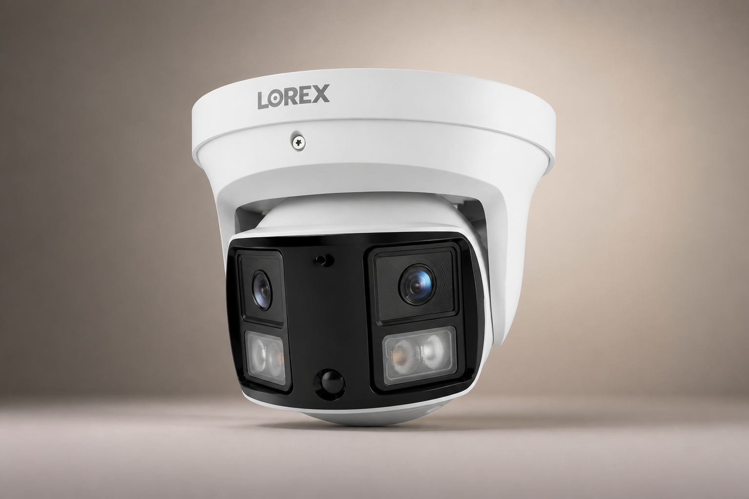 Lorex X3 dual-lens turret camera product detail