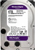 WD Purple WD43PURZ 4TB internal SATA surveillance hard drive, label view